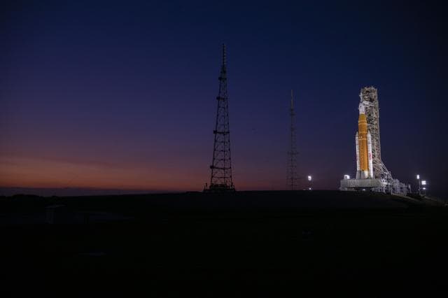 NASA image: SLS on the Pad