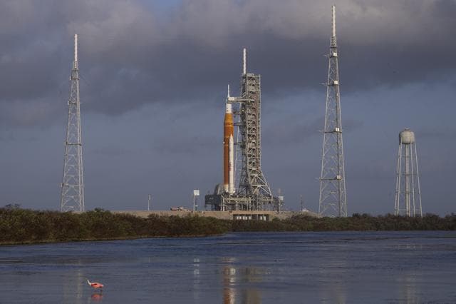 NASA image: SLS on the Pad