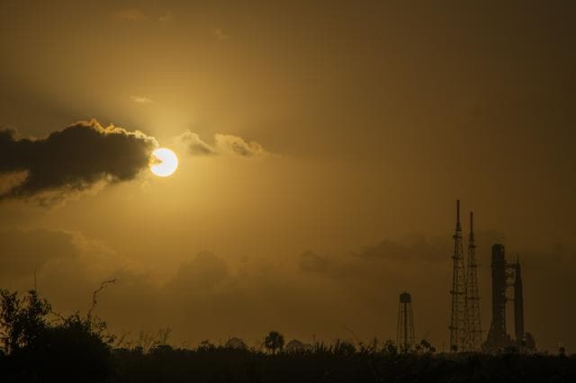 NASA image: SLS on the Pad