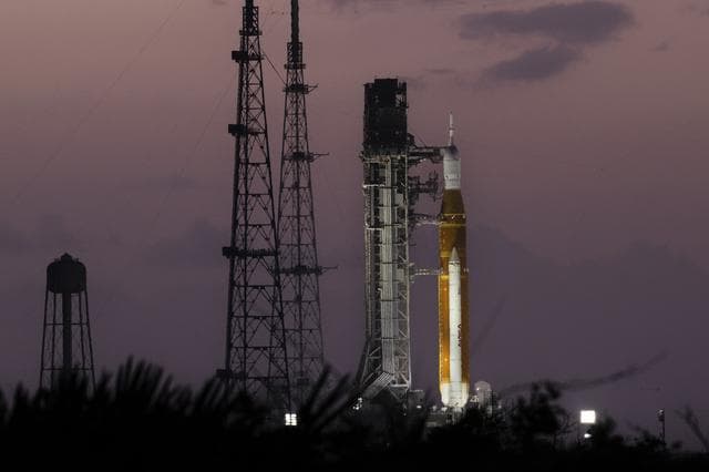 NASA image: SLS on the Pad