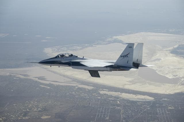 NASA image: NASA Completes First Flight of Laminar Flow Scaled Wing Design