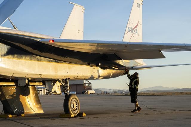 NASA image: NASA Crew Chief Keeps F-15 Mission Ready