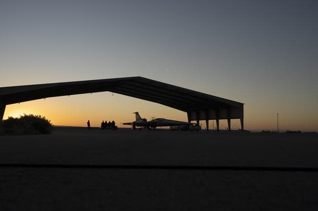 NASA image: NASA’s X-59 at Sunrise