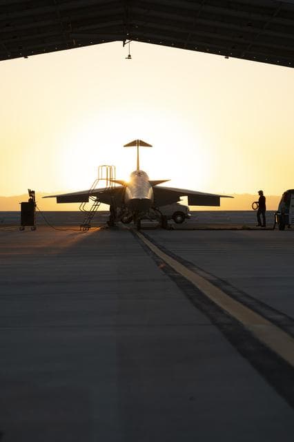 NASA image: NASA’s X-59 at Sunrise