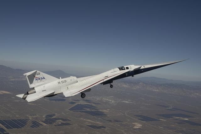 NASA image: NASA’s X-59 Completes Second Flight