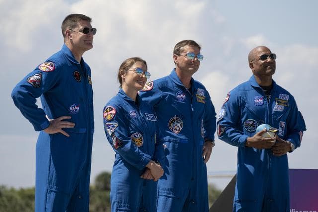 NASA image: Artemis II Crew Arrive At Kennedy Space Center