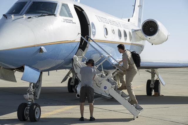 NASA image: NASA C-20A Enables Missions Advancing Earthquake Science