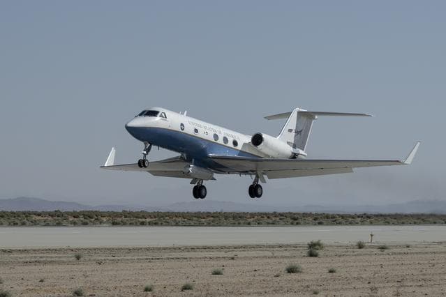 NASA image: NASA C-20A Enables Missions Advancing Earthquake Science