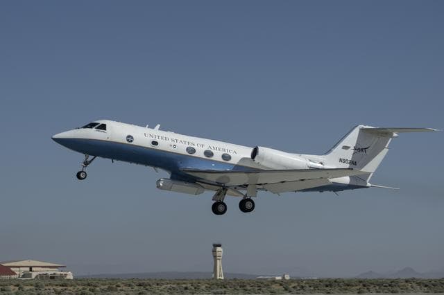 NASA image: NASA C-20A Enables Missions Advancing Earthquake Science