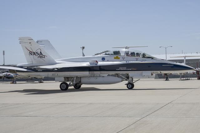 Sarah D'Souza Administrator Award F-18 Flight