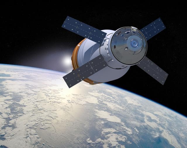 NASA image: NASA’s Exploration Upper Stage with Orion