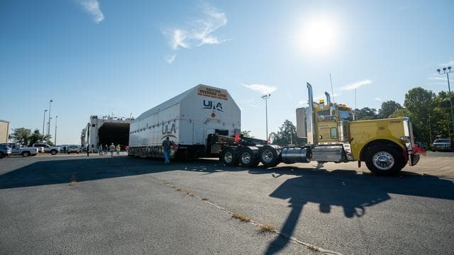 NASA image: NASA SLS Upper Stage Prepped for Shipment to Space Coast