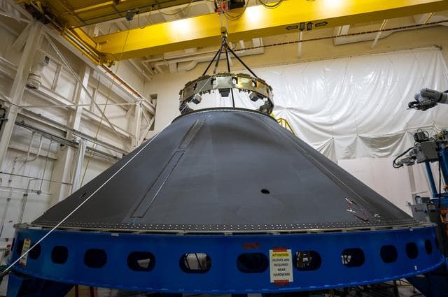 NASA image: SLS Payload Adapter Manufactured, Prepared for Testing at NASA Marshall