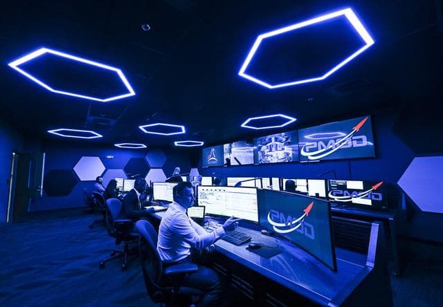 NASA image: Twin Control Rooms at NASA Marshall Support Science, Mission Safety for Artemis