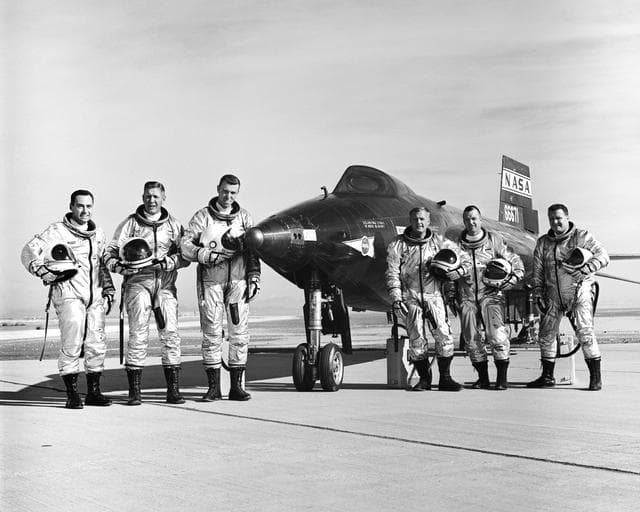 NASA image: X-15 pilots