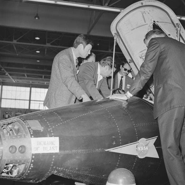 NASA image: Star Trek Cast and Crew Visit NASA Dryden in 1967
