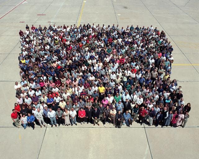 NASA image: NASA Dryden Millennium All-Hands photo