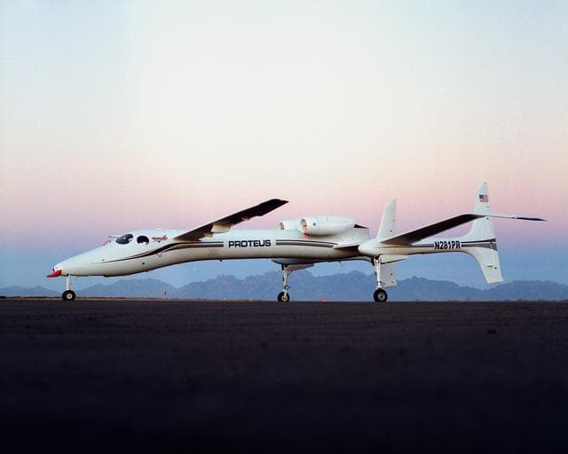 NASA image: Proteus at Sunset