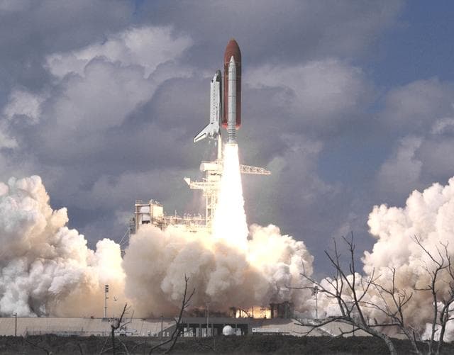 NASA image: Liftoff of STS-26
