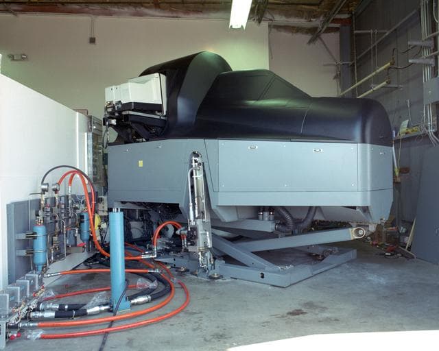 NASA image: SR-71 Full Motion Simulator