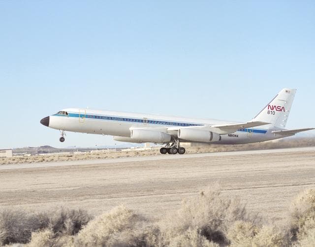 NASA image: LSRA taking off