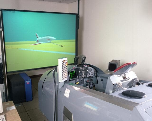 NASA image: X-31 simulator