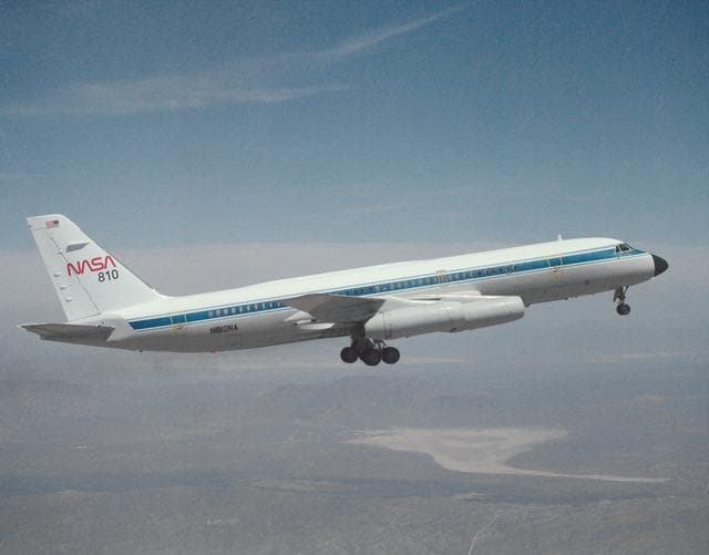 NASA image: LSRA in flight
