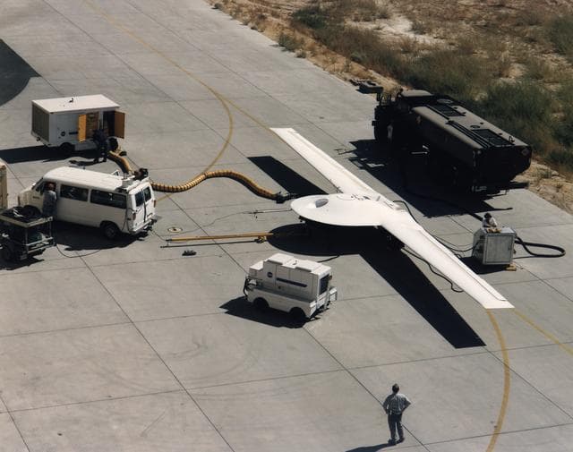 NASA image: Tier 3- DarkStar engine run on ramp
