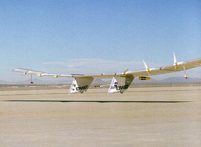 NASA image: Pathfinder aircraft flight #1