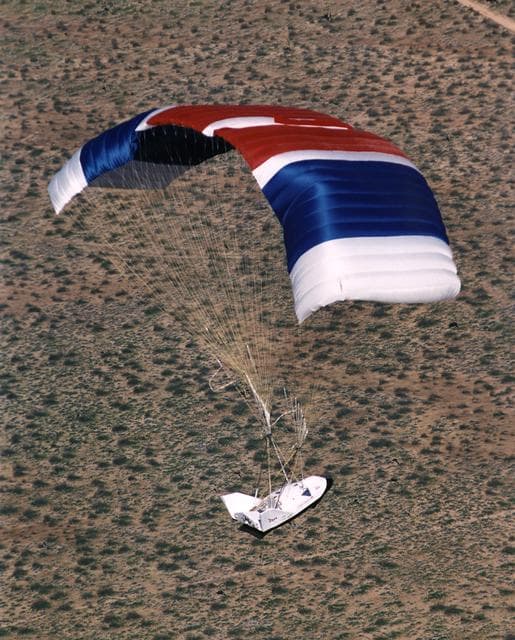 NASA image: X-38 - First Free Flight, March 12, 1998