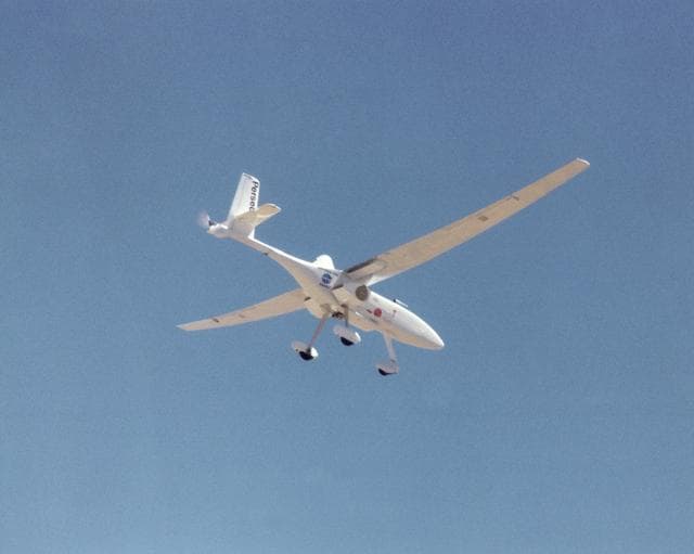 NASA image: Aurora Flight Sciences' Perseus B Remotely Piloted Aircraft in Flight