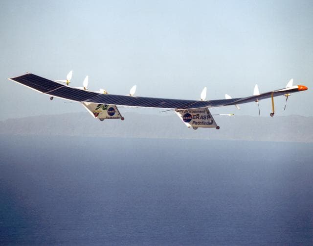 NASA image: Pathfinder-Plus on flight over Hawaiian Islands
