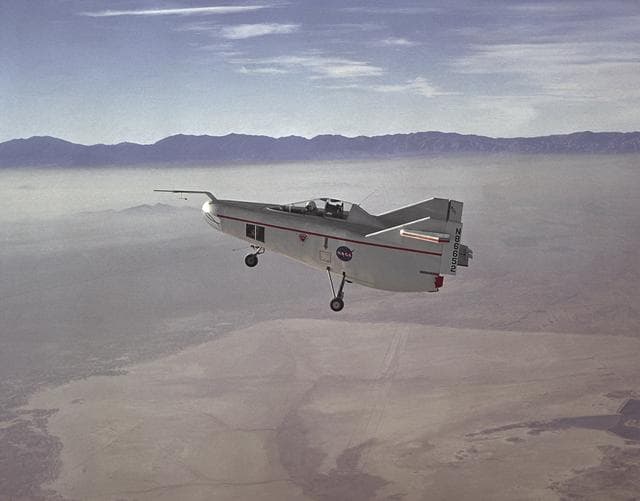 NASA image: M2-F1 in flight
