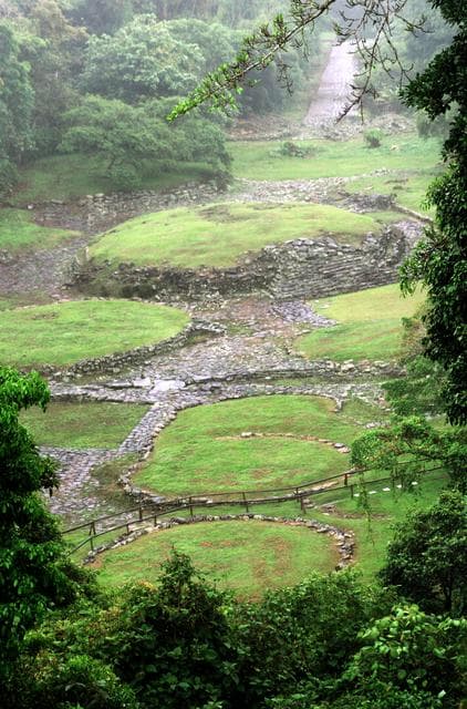 NASA image: Pre-Columbian archaeological ruins are revealed through Costa Rican rain forest in this photo taken during NASA's AirSAR 2004 campaign