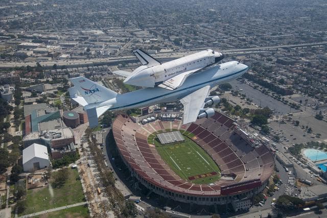 NASA image: Space Shuttle Endeavour Toured California in 2012