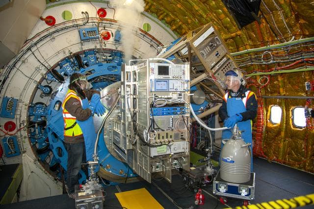 NASA image: Cooling Off SOFIA’S Telescope