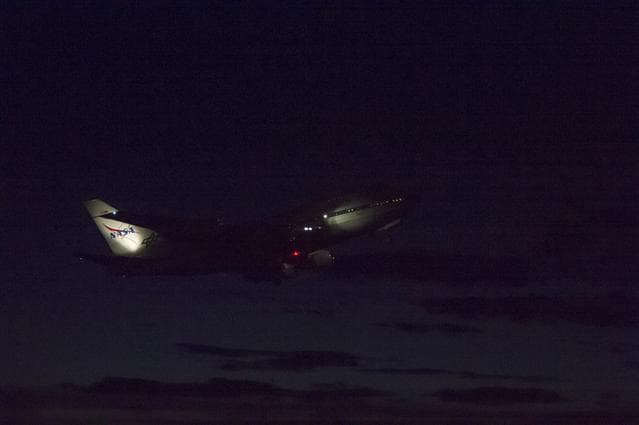 NASA image: SOFIA at Nighttime