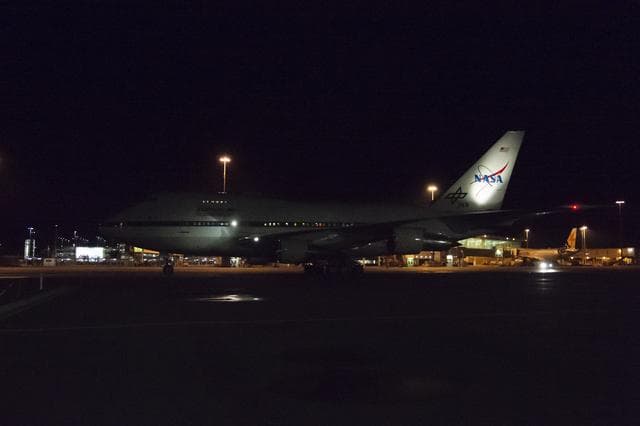 NASA image: SOFIA at Nighttime