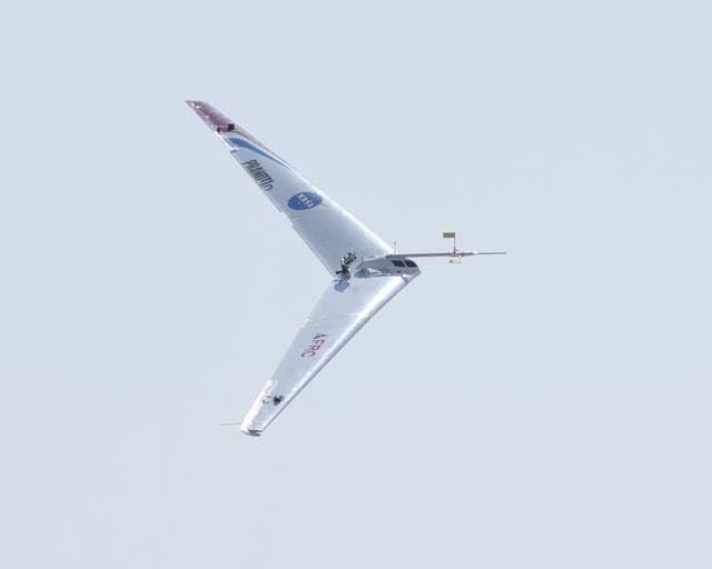 New Wing Shape Tested in Wind Tunnel