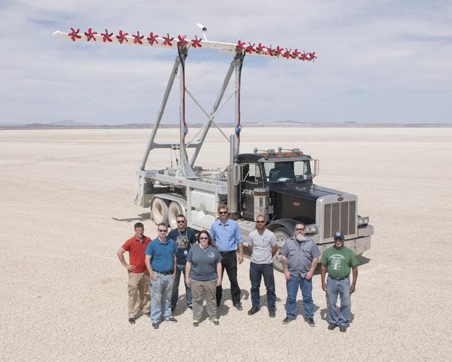 Piloted, Electric Propulsion-Powered Experimental Aircraft Underway