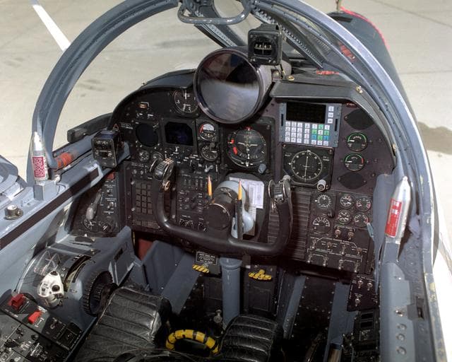 NASA image: Lockheed ER-2 #809 cockpit