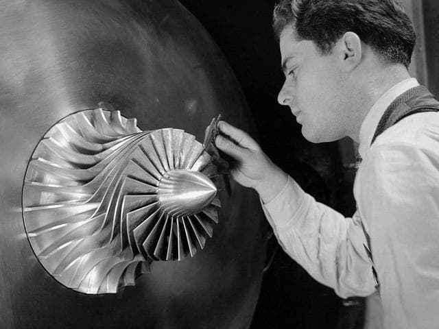 NASA image: Supercharger Research at the Aircraft Engine Research Laboratory