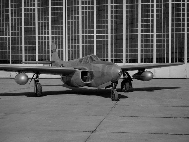 NASA image: Bell P-59B Airacomet at the Lewis Flight Propulsion Laboratory