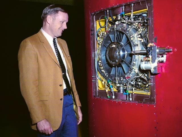 NASA image: Neil Armstrong in the 9-by 15-Foot Low Speed Wind Tunnel