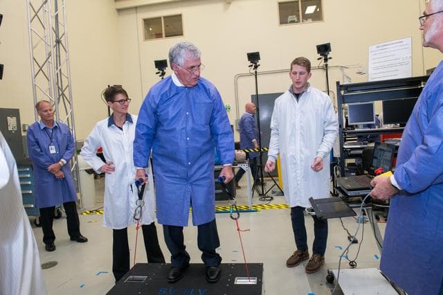 NASA image: Visit by Dr. Harrison H. Schmitt, Apollo 17 Astronaut