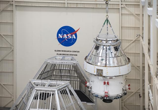 NASA image: Artemis Hardware Arrival at the NASA Glenn Research Center, Plum