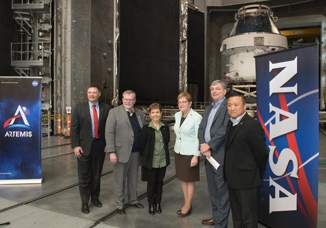 NASA image: Artemis Departure Media Event