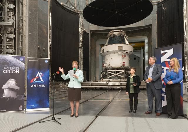NASA image: Artemis Departure Media Event