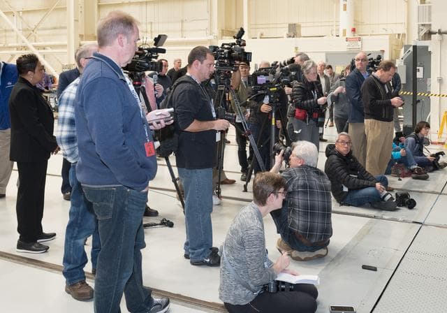 NASA image: Artemis Departure Media Event