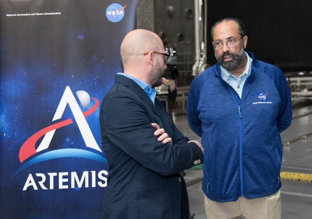 NASA image: Artemis Departure Media Event